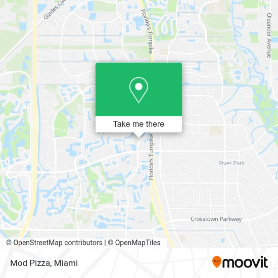Mod Pizza map