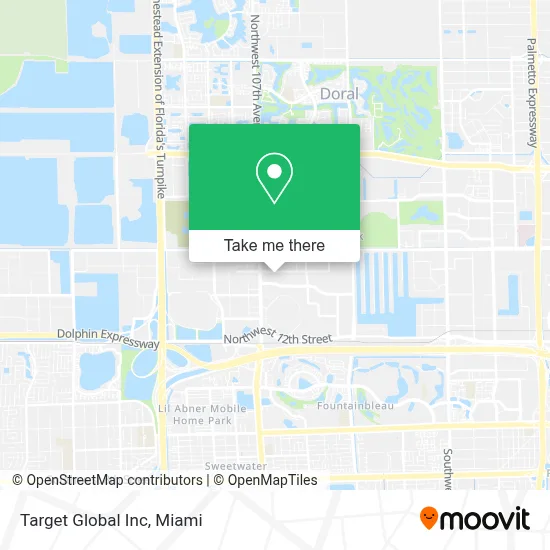 Target Global Inc map