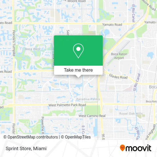 Sprint Store map