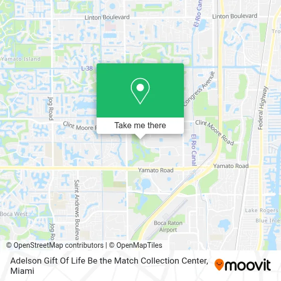 Adelson Gift Of Life Be the Match Collection Center map