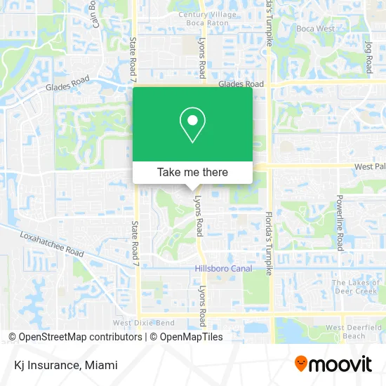 Kj Insurance map