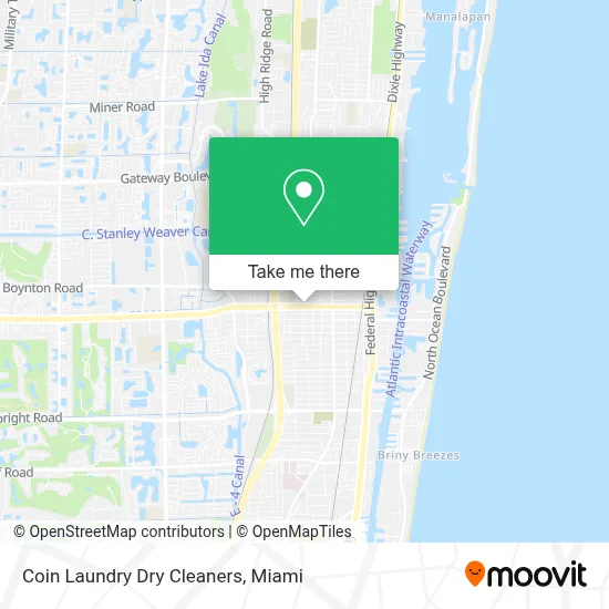 Coin Laundry Dry Cleaners map