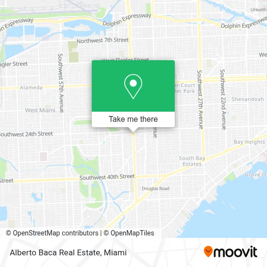 Alberto Baca Real Estate map