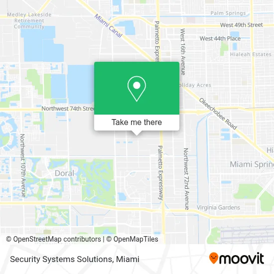 Security Systems Solutions map