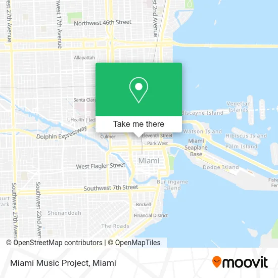 Miami Music Project map