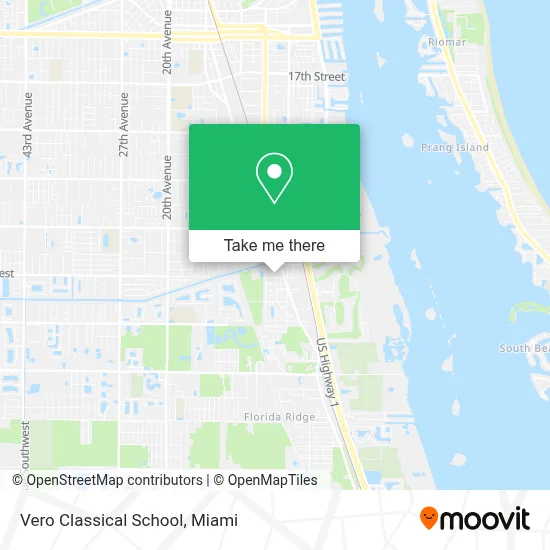 Vero Classical School map