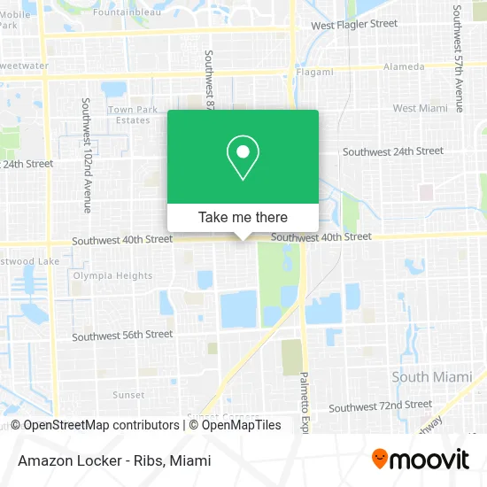 Amazon Locker - Ribs map