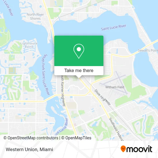 Western Union map