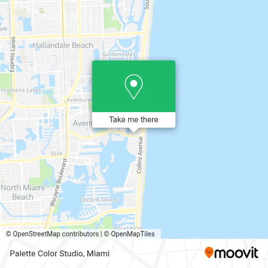 Palette Color Studio map