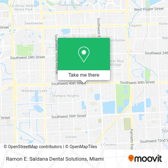 Ramon E. Saldana Dental Solutions map