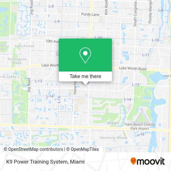 K9 Power Training System map