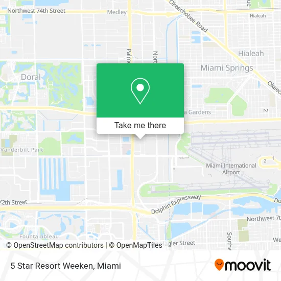 5 Star Resort Weeken map