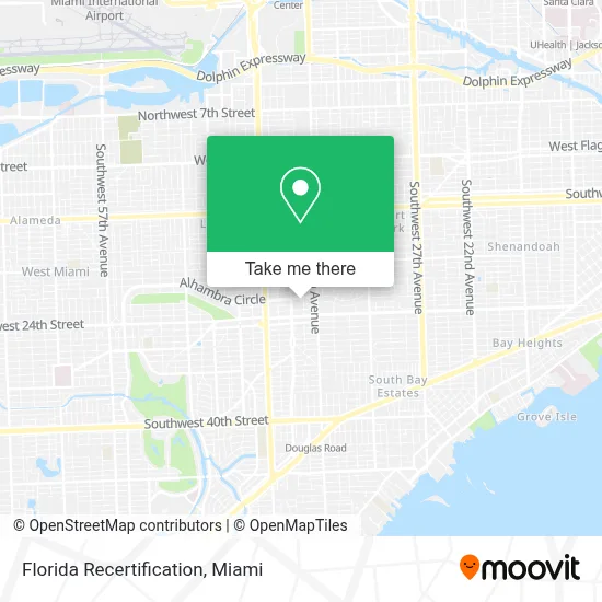 Florida Recertification map