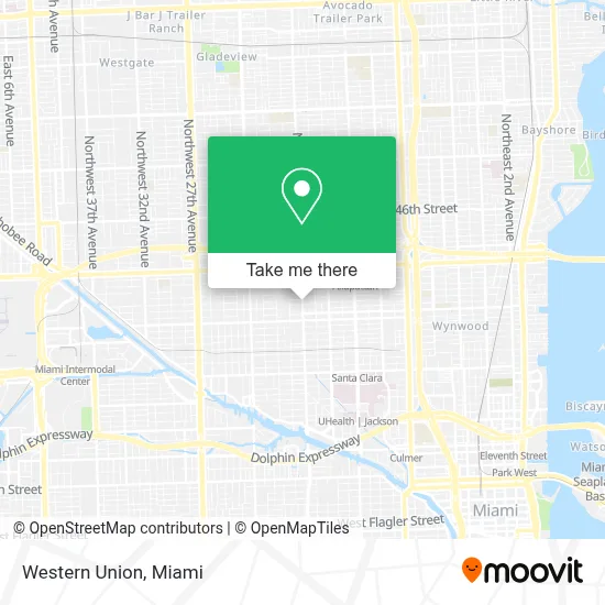 Western Union map