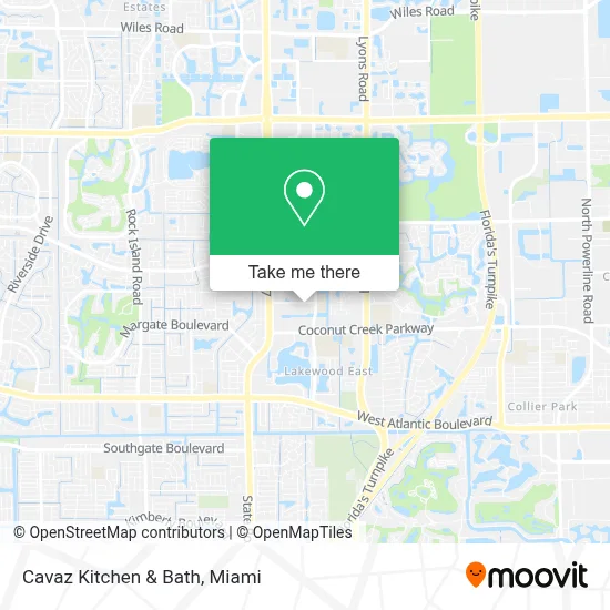 Cavaz Kitchen & Bath map