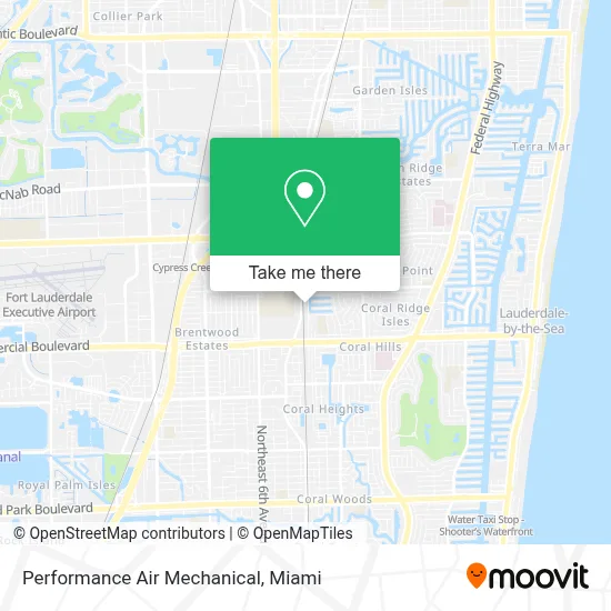 Performance Air Mechanical map