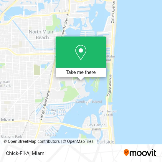 Chick-Fil-A map
