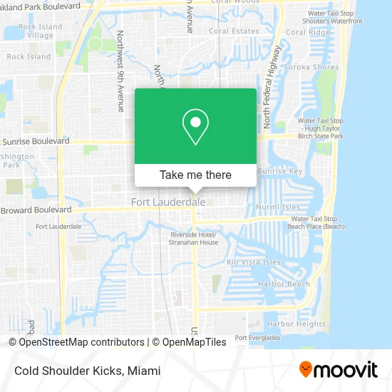 Cold Shoulder Kicks map
