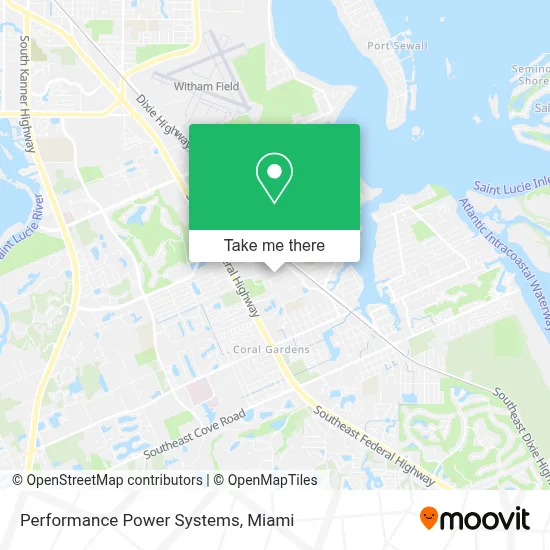 Performance Power Systems map