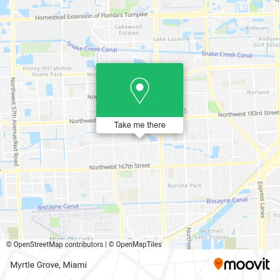 Myrtle Grove map