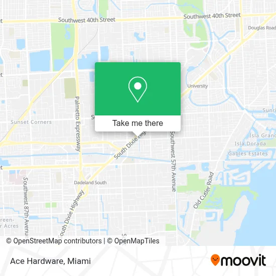 Ace Hardware map