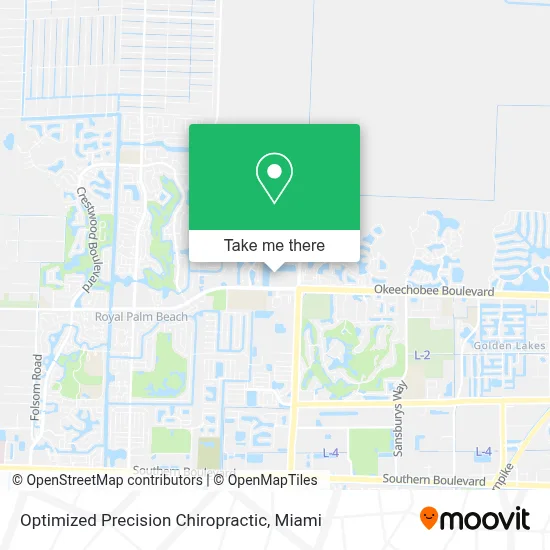 Optimized Precision Chiropractic map