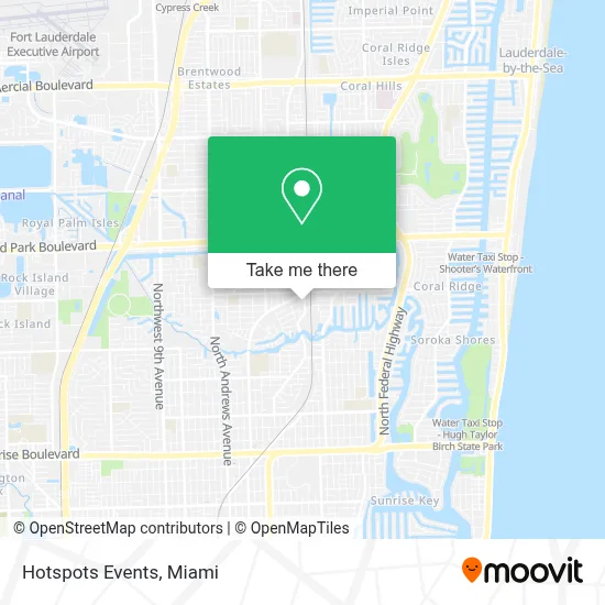 Hotspots Events map