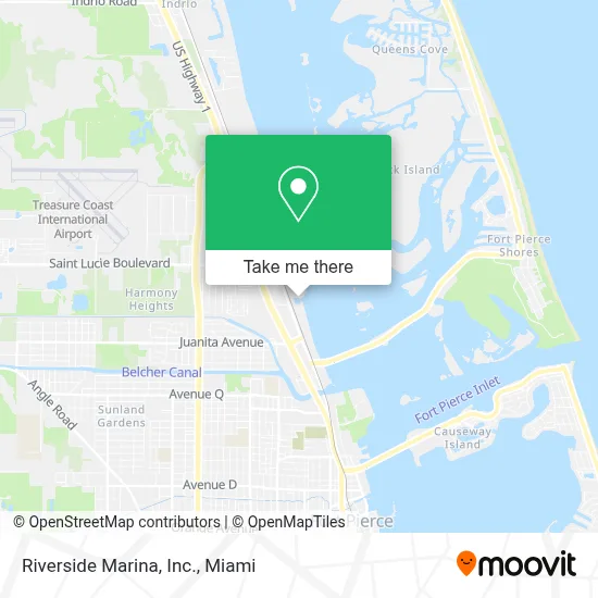 Riverside Marina, Inc. map
