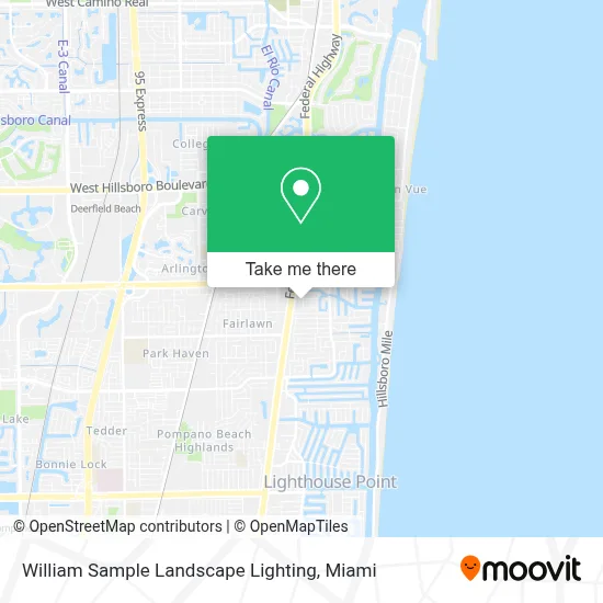 William Sample Landscape Lighting map
