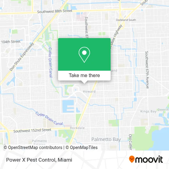 Power X Pest Control map