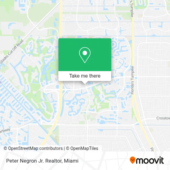 Peter Negron Jr. Realtor map