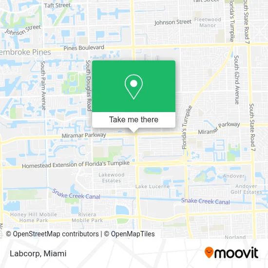 Labcorp map
