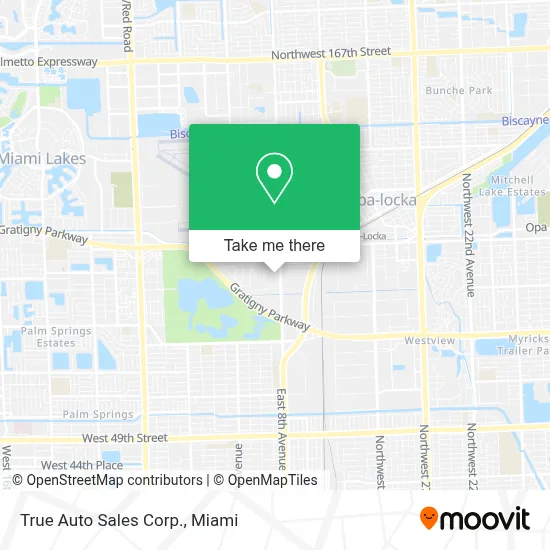 True Auto Sales Corp. map