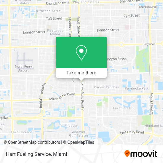 Hart Fueling Service map