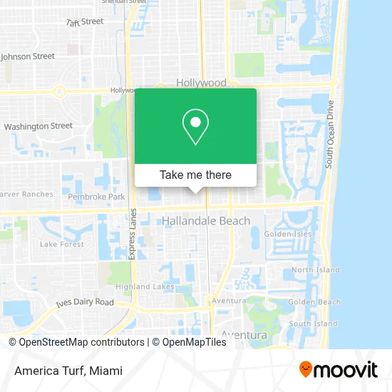 America Turf map