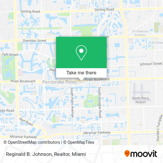 Reginald B. Johnson, Realtor map