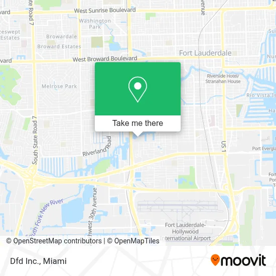 Dfd Inc. map