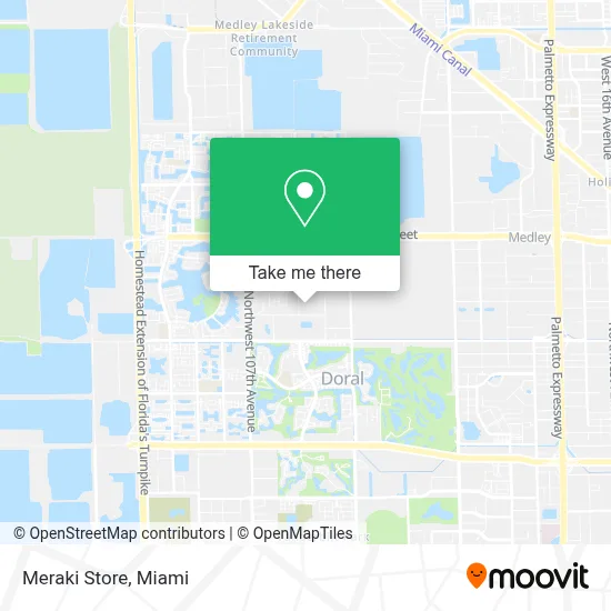 Meraki Store map