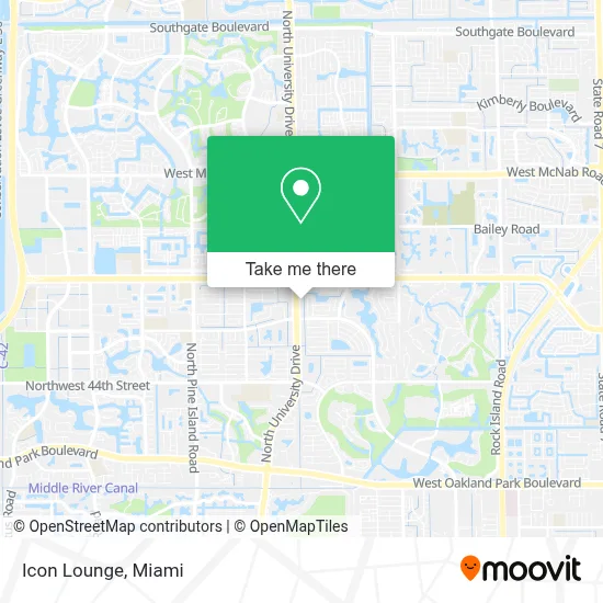 Icon Lounge map