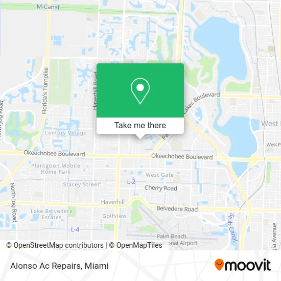 Alonso Ac Repairs map