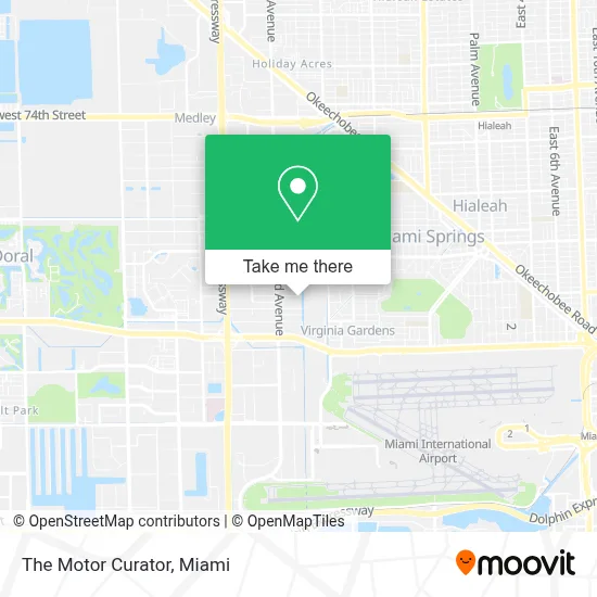 The Motor Curator map