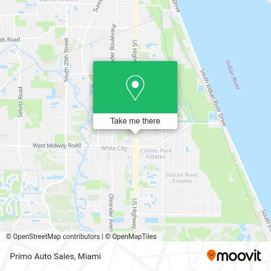 Primo Auto Sales map