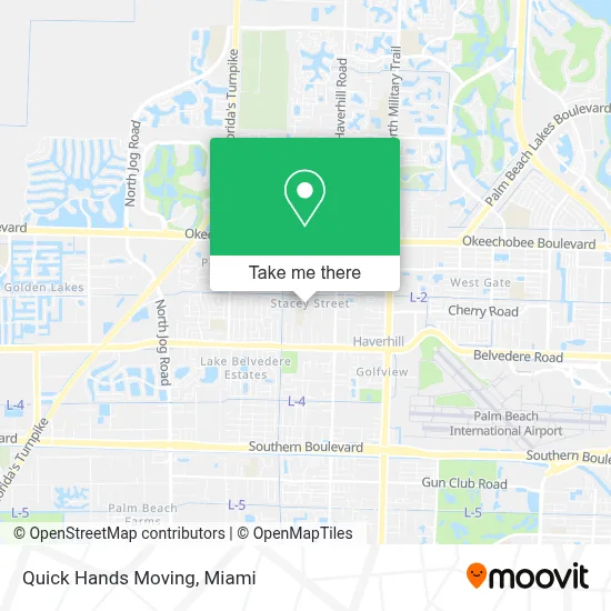 Quick Hands Moving map