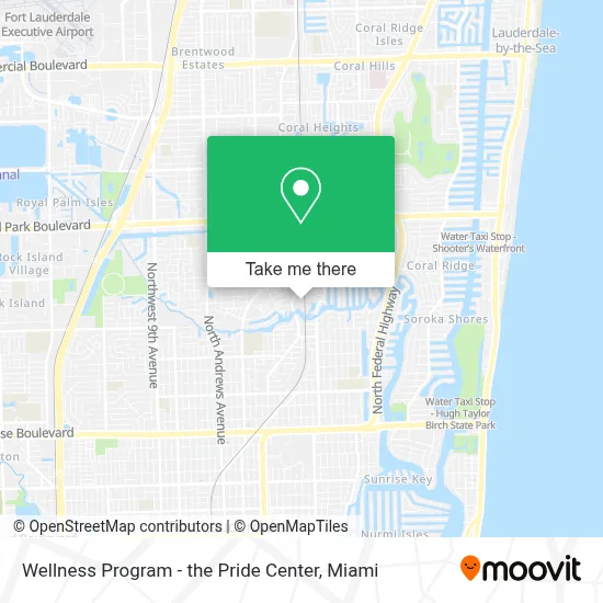 Wellness Program - the Pride Center map