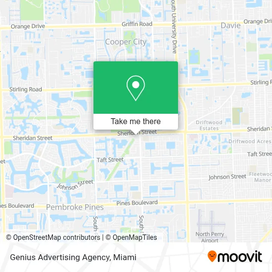 Genius Advertising Agency map