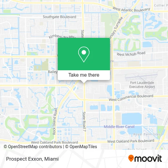 Prospect Exxon map