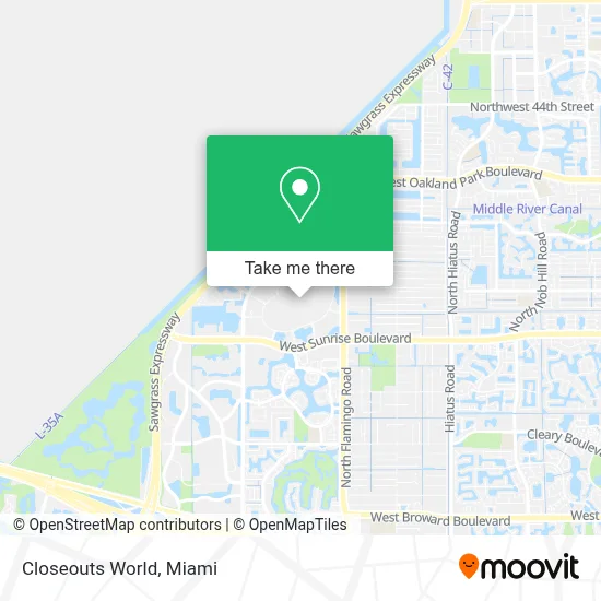 Closeouts World map