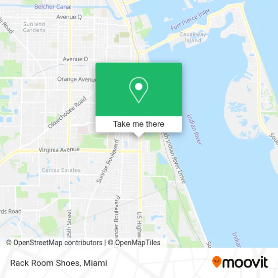 Rack Room Shoes map