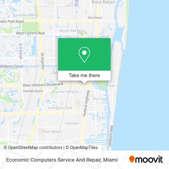 Economic Computers Service And Repair map