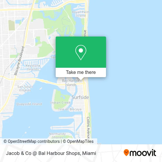Jacob & Co @ Bal Harbour Shops map